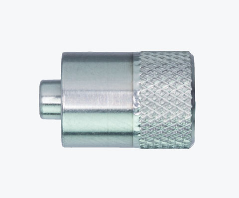 SSALZ3301 Male Luer Lock to closed end, knurled